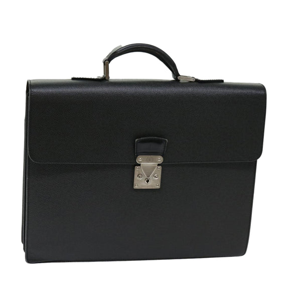 LOUIS VUITTON Taiga Serviette Moskova Business Bag Ardoise M30032 LV Auth 69688