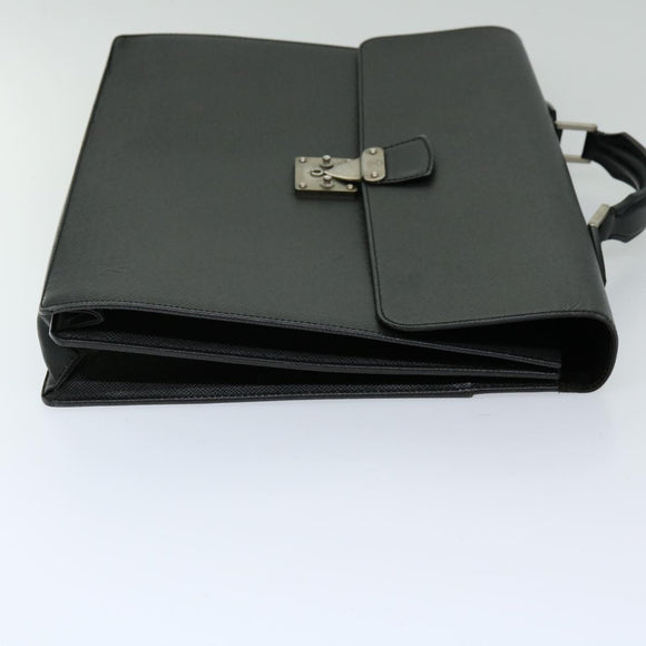 LOUIS VUITTON Taiga Serviette Moskova Business Bag Ardoise M30032 LV Auth 69688