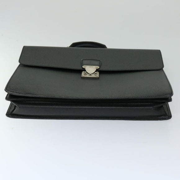 LOUIS VUITTON Taiga Serviette Moskova Business Bag Ardoise M30032 LV Auth 69688