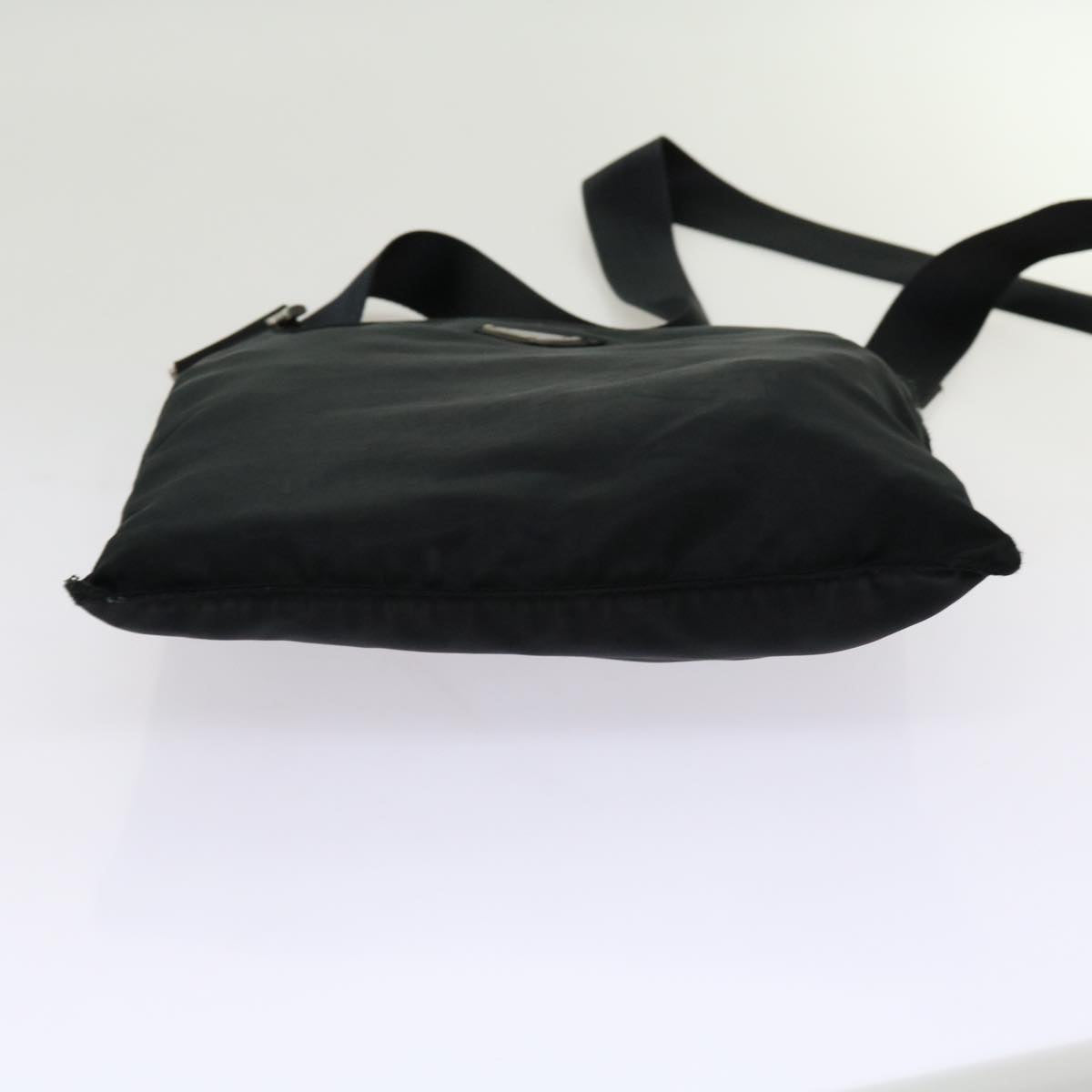 PRADA Shoulder Bag Nylon Black Auth 69689