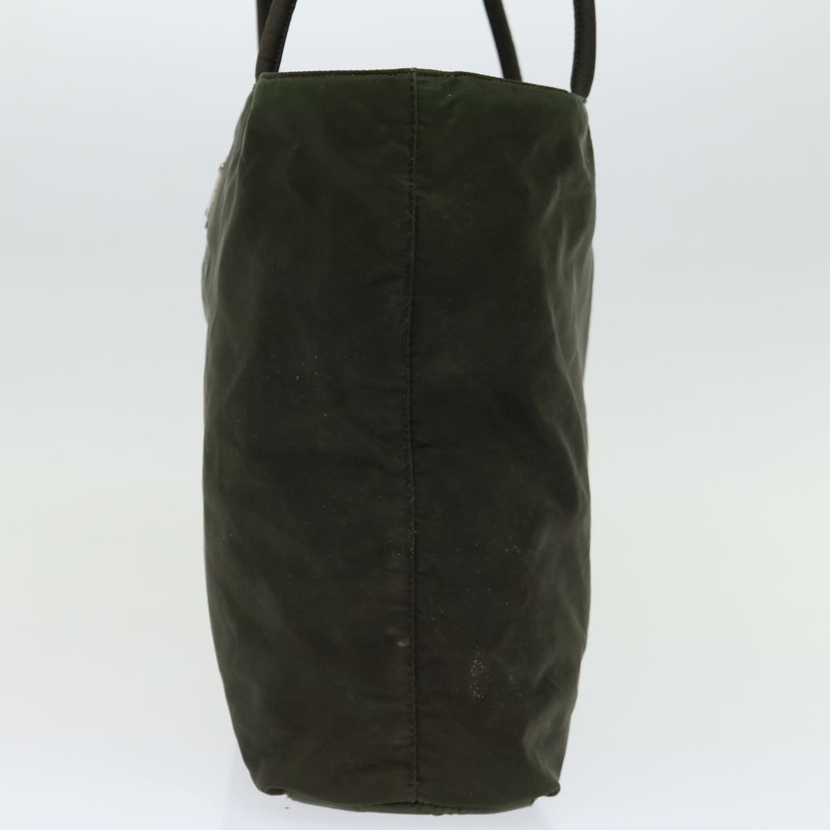 PRADA Tote Bag Nylon Khaki Auth 69690