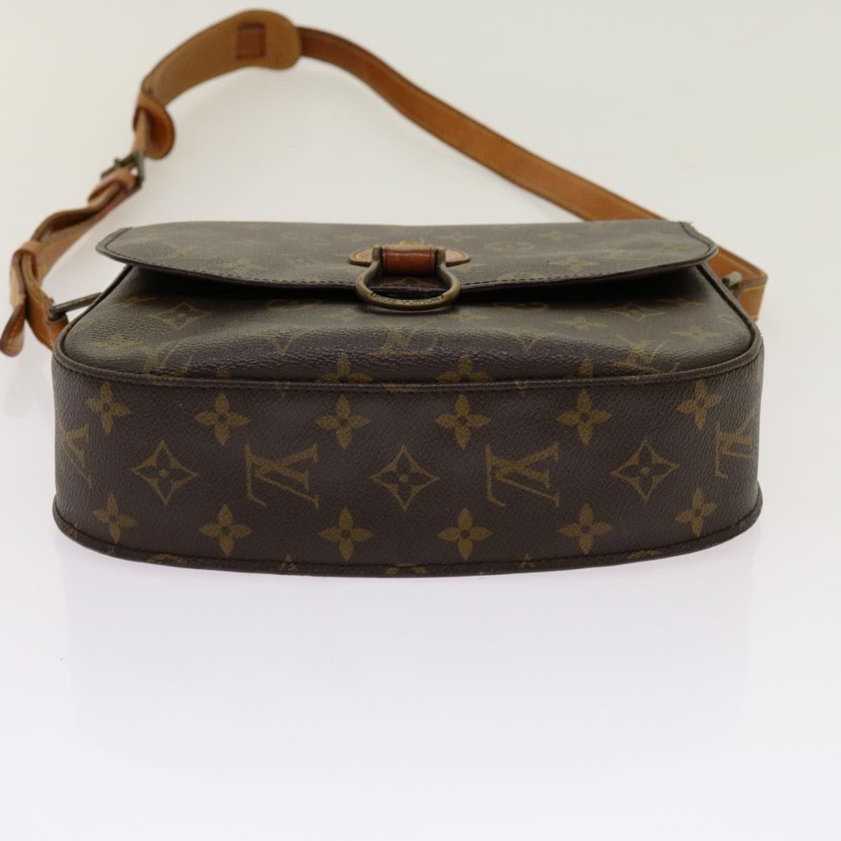 LOUIS VUITTON Monogram Saint Cloud GM Shoulder Bag M51242 LV Auth 69714