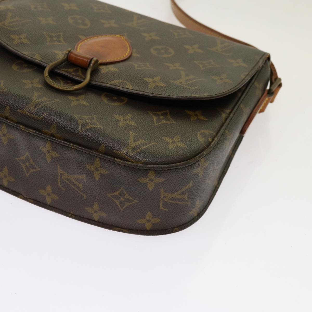 LOUIS VUITTON Monogram Saint Cloud GM Shoulder Bag M51242 LV Auth 69714