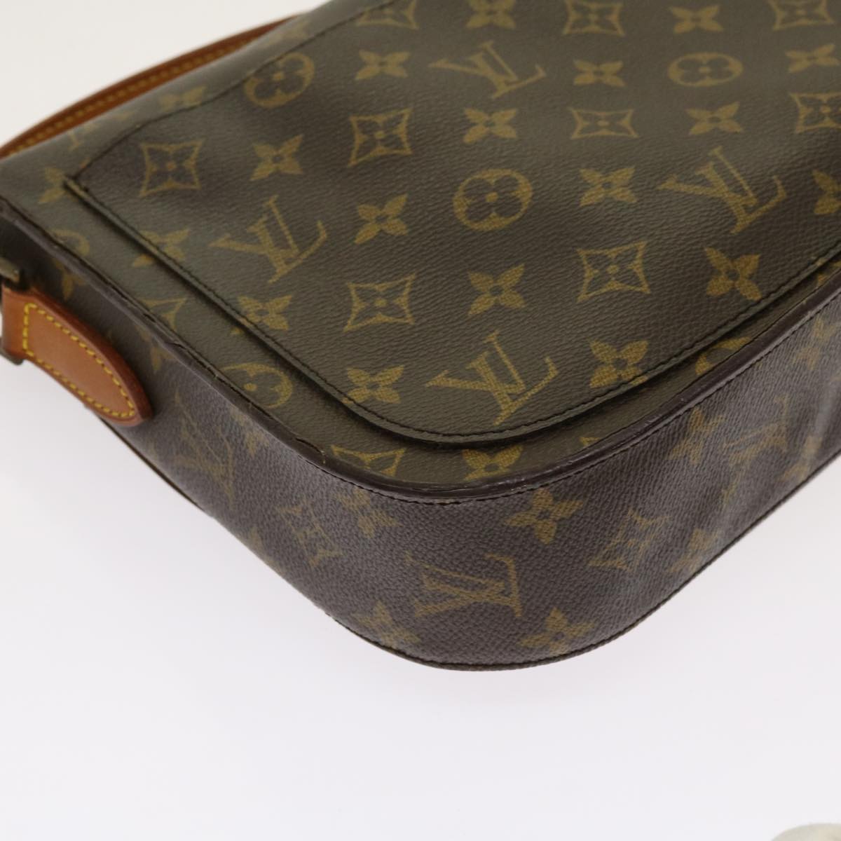 LOUIS VUITTON Monogram Saint Cloud GM Shoulder Bag M51242 LV Auth 69714