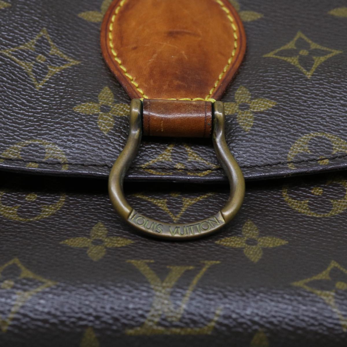 LOUIS VUITTON Monogram Saint Cloud GM Shoulder Bag M51242 LV Auth 69714