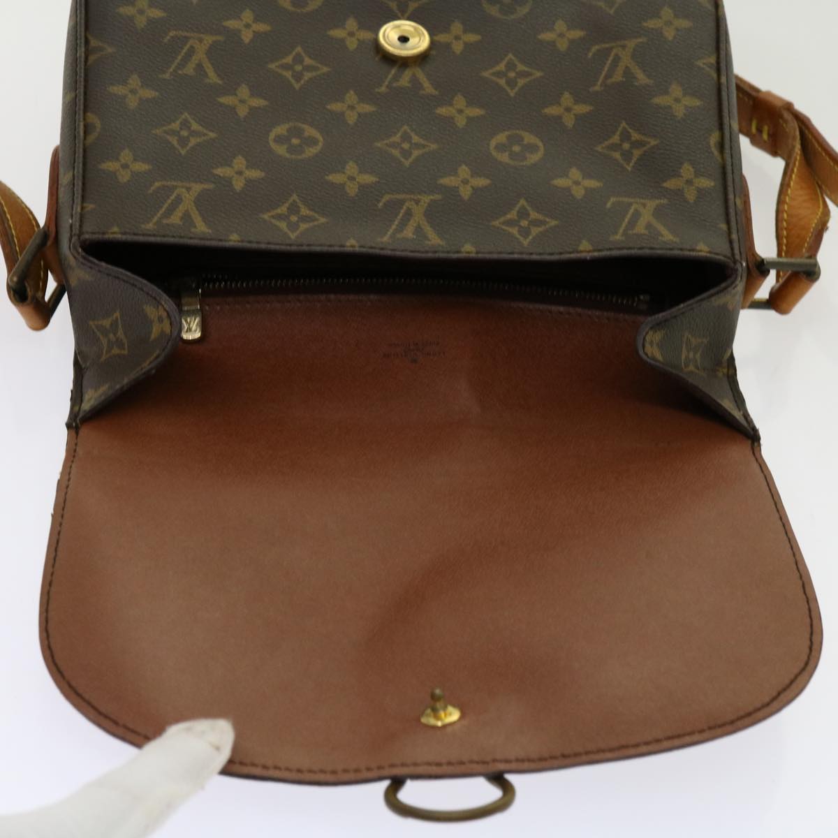 LOUIS VUITTON Monogram Saint Cloud GM Shoulder Bag M51242 LV Auth 69714