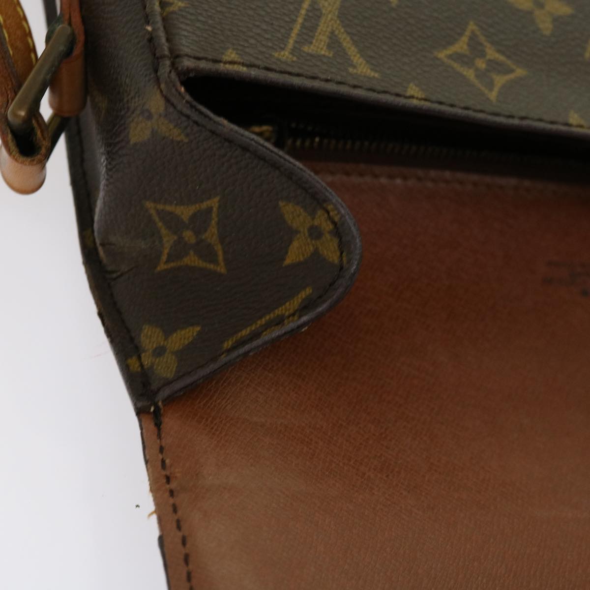 LOUIS VUITTON Monogram Saint Cloud GM Shoulder Bag M51242 LV Auth 69714