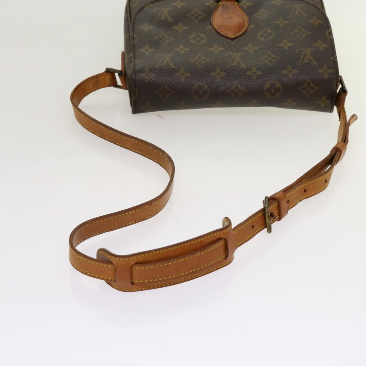 LOUIS VUITTON Monogram Saint Cloud GM Shoulder Bag M51242 LV Auth 69714