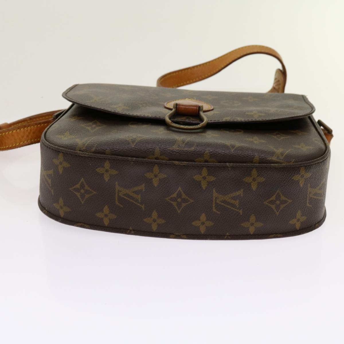 LOUIS VUITTON Monogram Saint Cloud GM Shoulder Bag M51242 LV Auth 69714