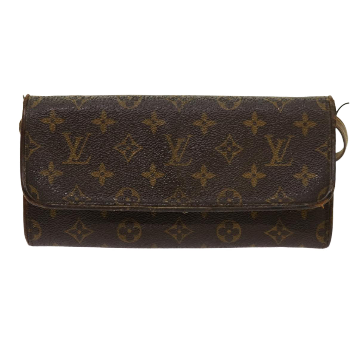 LOUIS VUITTON Monogram Pochette Twin GM Shoulder Bag M51852 LV Auth 69717