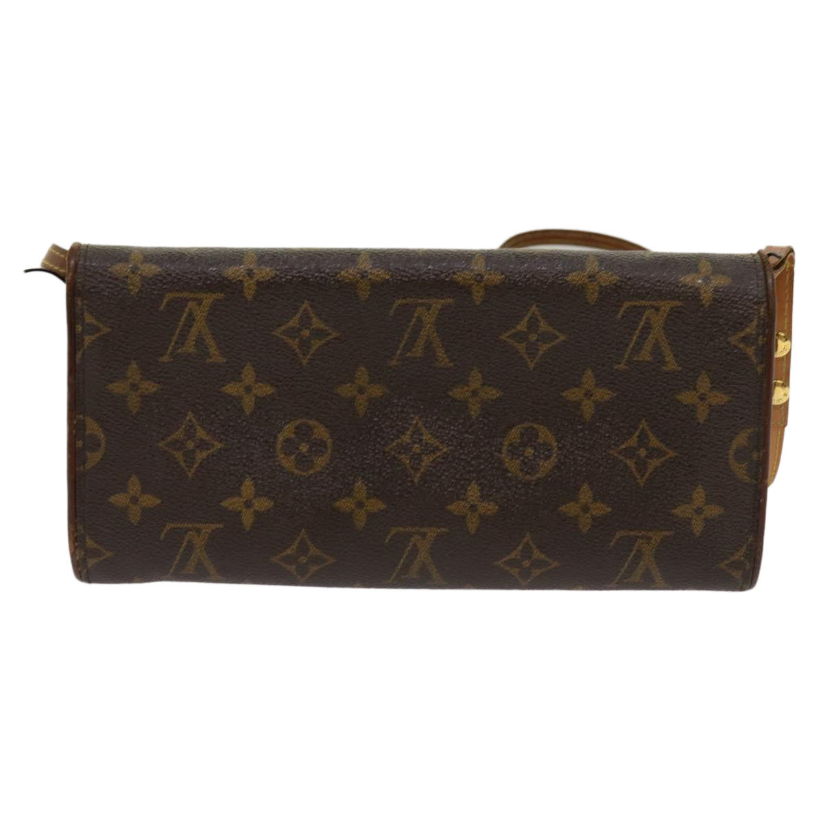 LOUIS VUITTON Monogram Pochette Twin GM Shoulder Bag M51852 LV Auth 69717