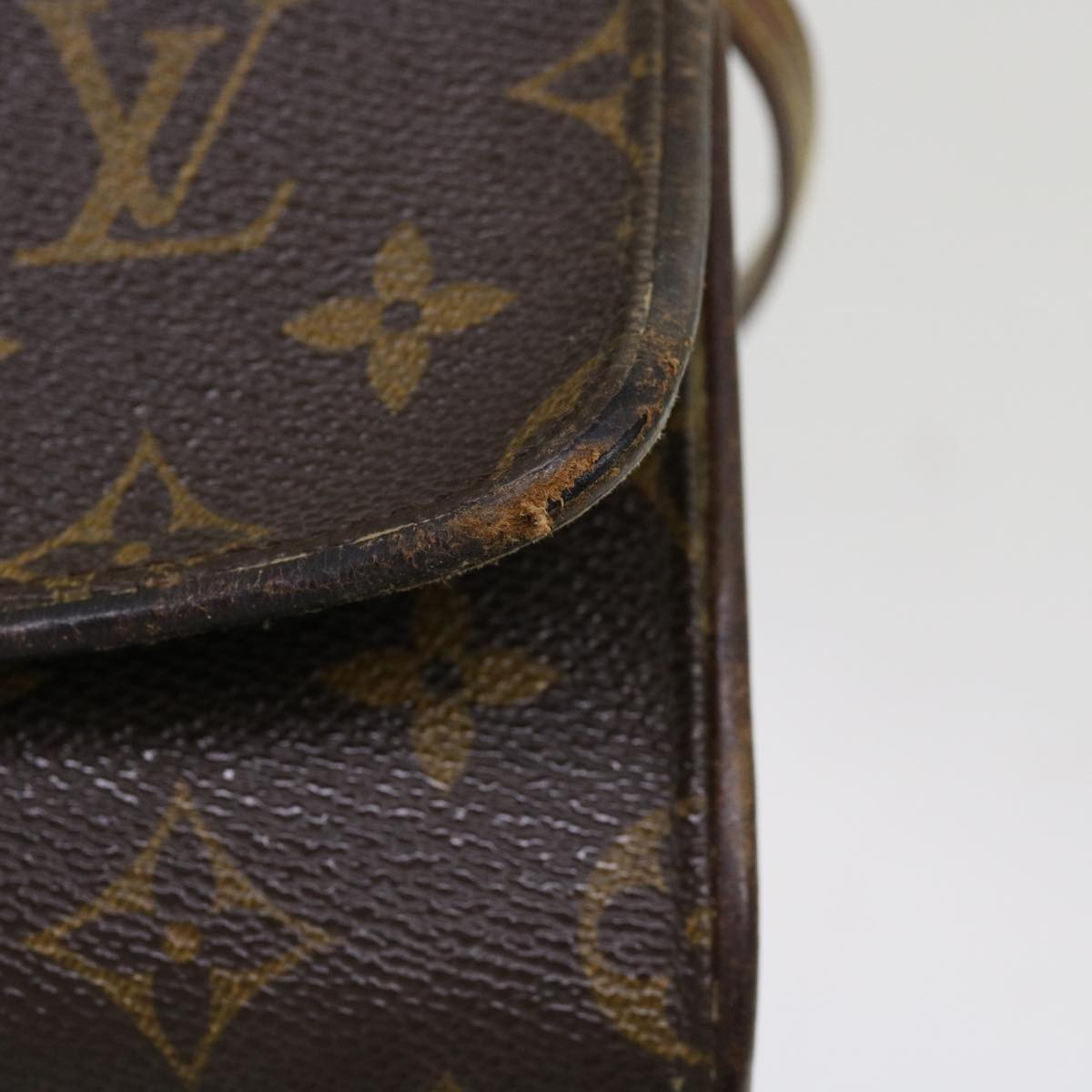 LOUIS VUITTON Monogram Pochette Twin GM Shoulder Bag M51852 LV Auth 69717