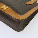 CELINE Macadam Canvas Hand Bag PVC Brown Auth 69735-9
