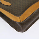 CELINE Macadam Canvas Hand Bag PVC Brown Auth 69735-16