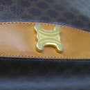 CELINE Macadam Canvas Hand Bag PVC Brown Auth 69735-17