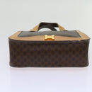 CELINE Macadam Canvas Hand Bag PVC Brown Auth 69735-5