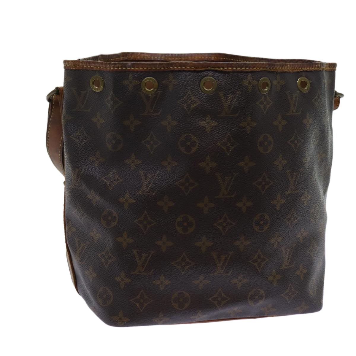 LOUIS VUITTON Monogram Petit Noe Shoulder Bag M42226 LV Auth 69760