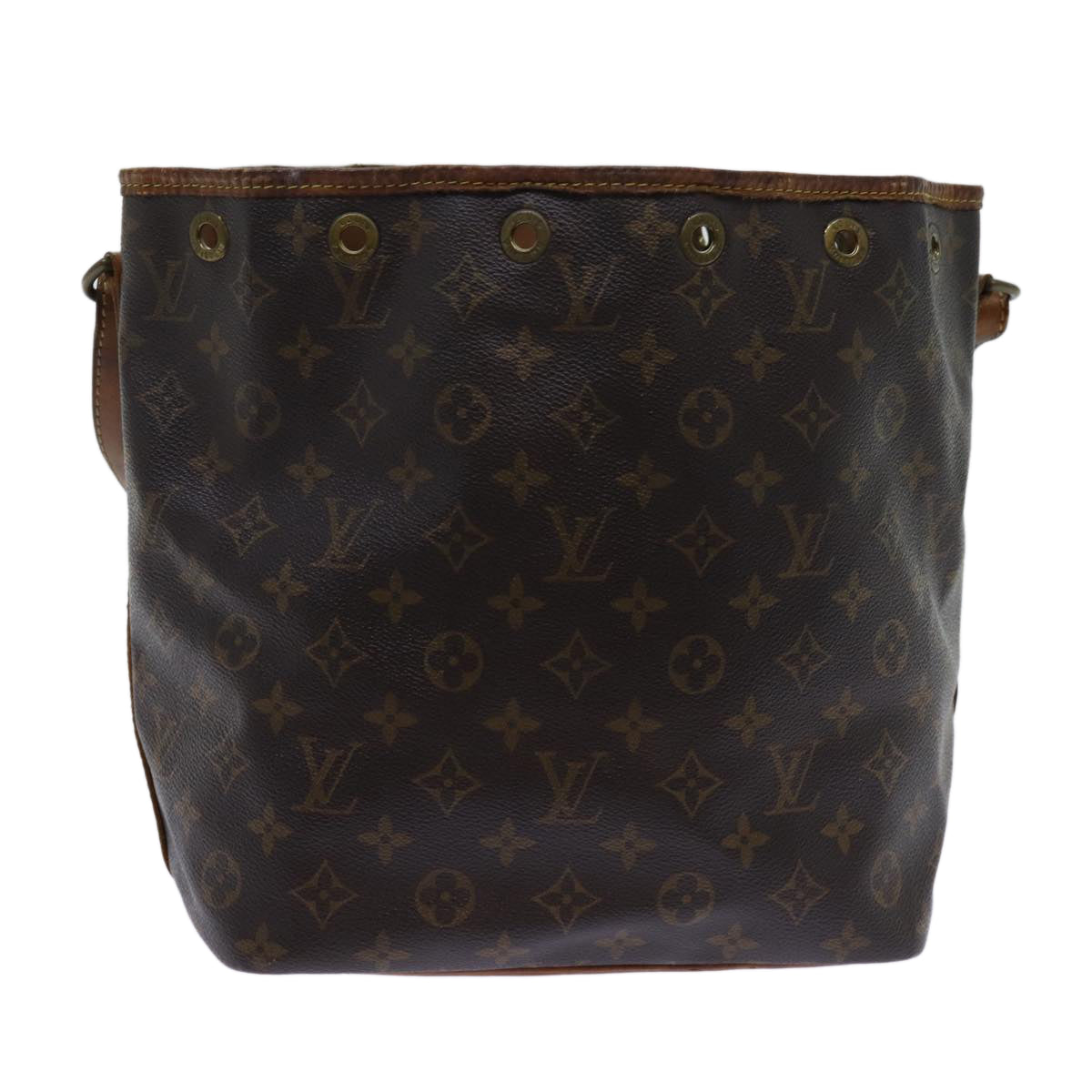 LOUIS VUITTON Monogram Petit Noe Shoulder Bag M42226 LV Auth 69760