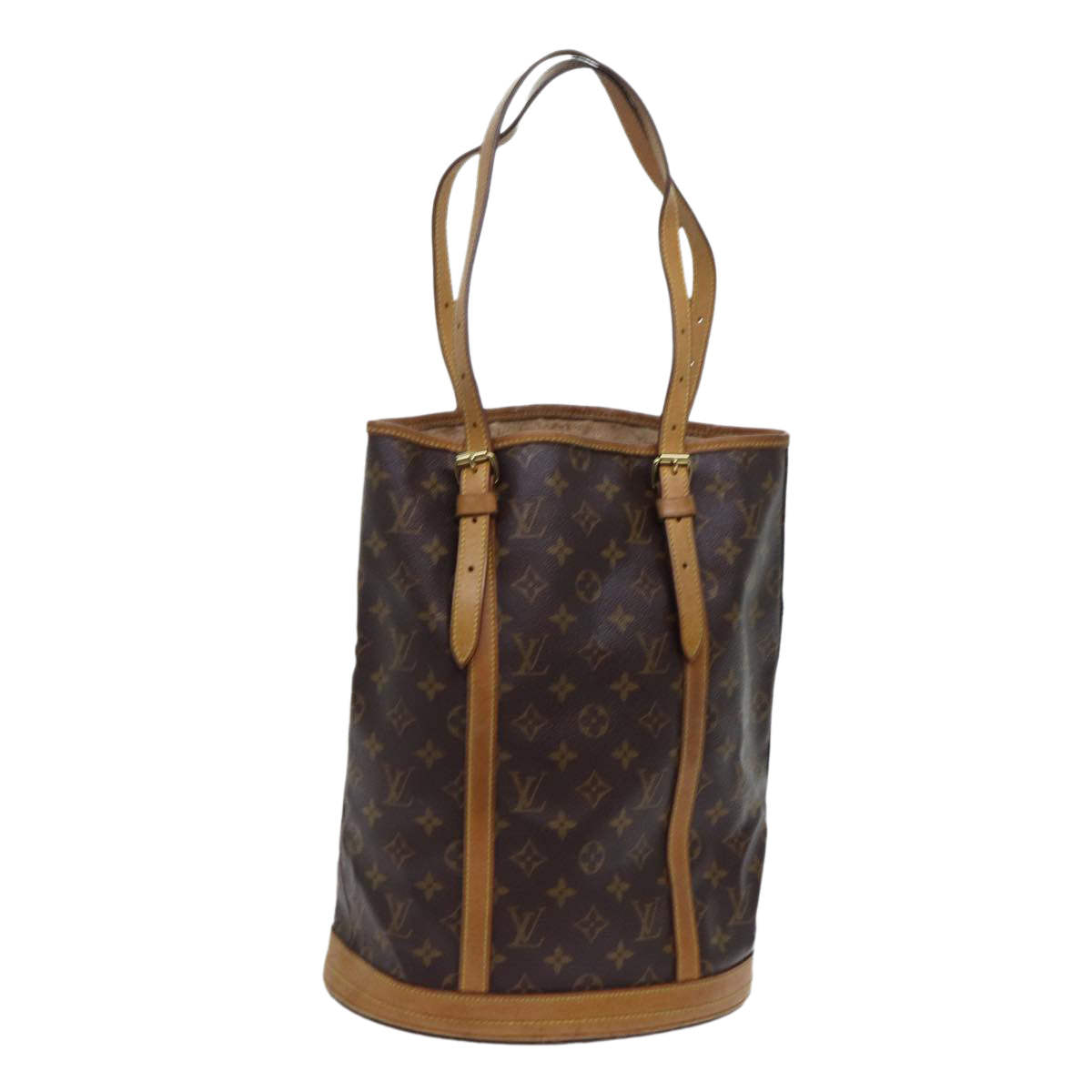 LOUIS VUITTON Monogram Bucket GM Shoulder Bag M42236 LV Auth 69763