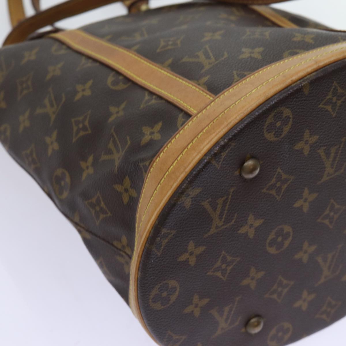 LOUIS VUITTON Monogram Bucket GM Shoulder Bag M42236 LV Auth 69763