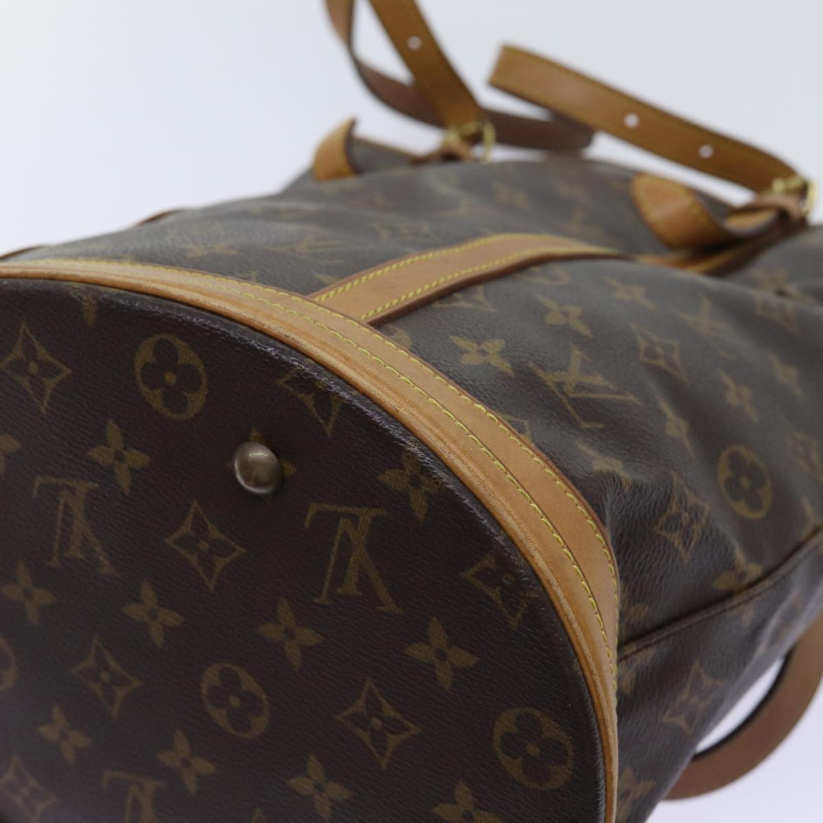 LOUIS VUITTON Monogram Bucket GM Shoulder Bag M42236 LV Auth 69763