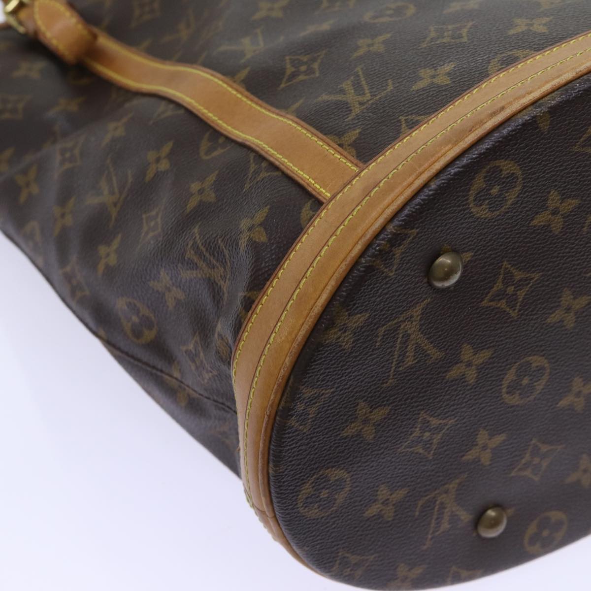 LOUIS VUITTON Monogram Bucket GM Shoulder Bag M42236 LV Auth 69763