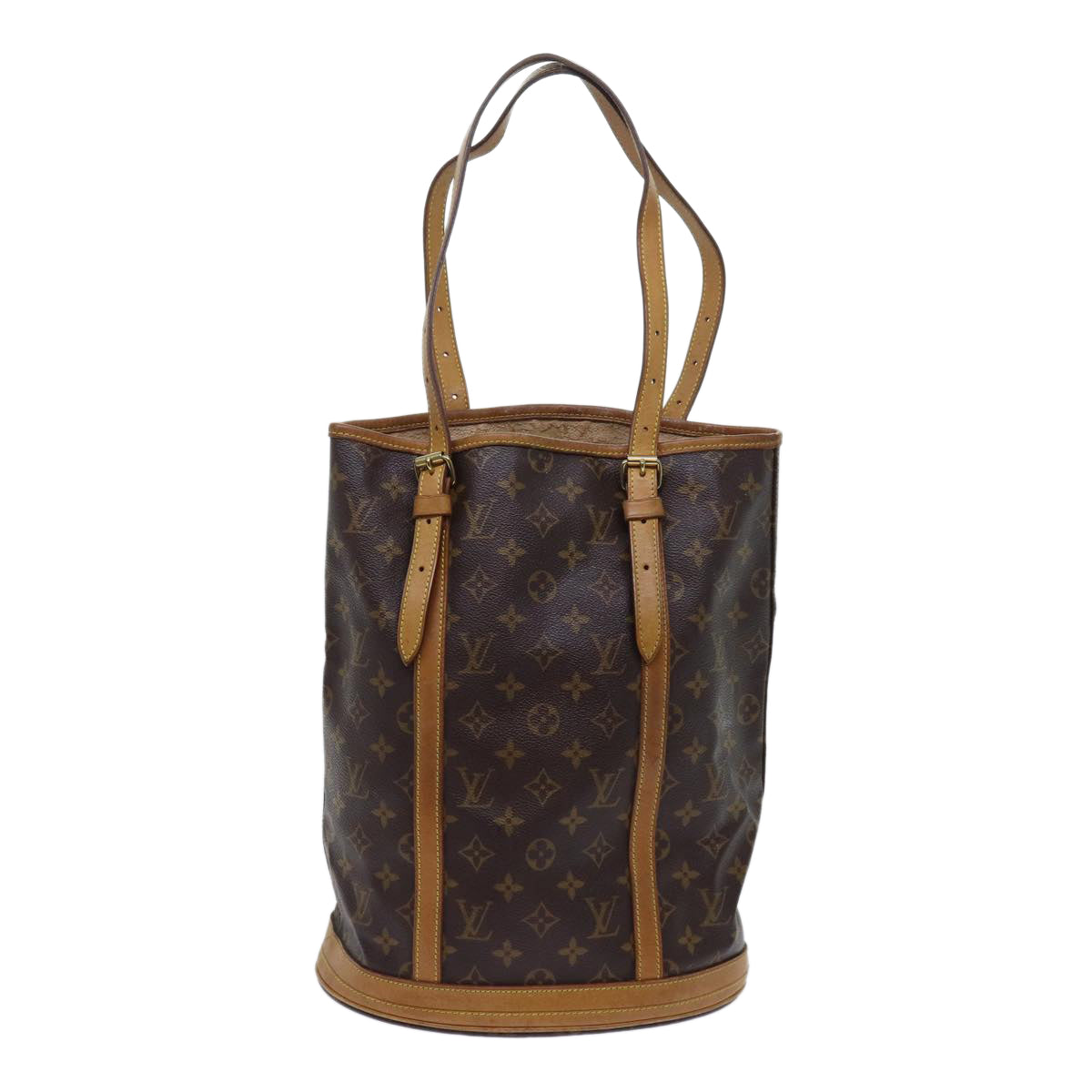 LOUIS VUITTON Monogram Bucket GM Shoulder Bag M42236 LV Auth 69763