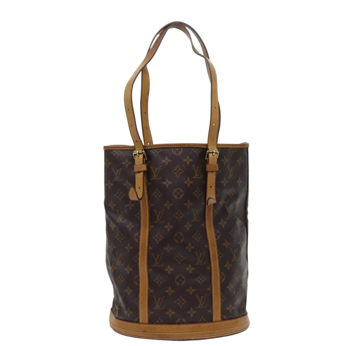 LOUIS VUITTON Monogram Bucket GM Shoulder Bag M42236 LV Auth 69763