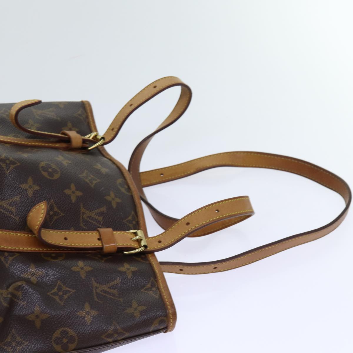 LOUIS VUITTON Monogram Bucket GM Shoulder Bag M42236 LV Auth 69763