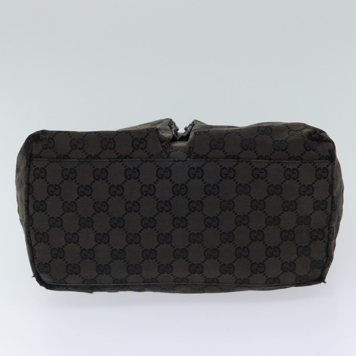 GUCCI GG Canvas Shoulder Bag Black 001 3380 Auth 69781