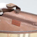 Burberrys Nova Check Business Bag PVC Leather 2way Beige Auth 69785-11