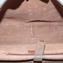 Burberrys Nova Check Business Bag PVC Leather 2way Beige Auth 69785-12