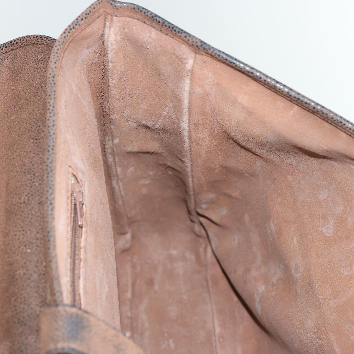 Burberrys Nova Check Business Bag PVC Leather 2way Beige Auth 69785