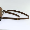 Burberrys Nova Check Business Bag PVC Leather 2way Beige Auth 69785-8