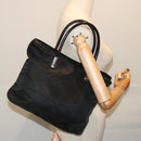 GUCCI Hand Bag Nylon Black 002 2123 0457 Auth 69786-21