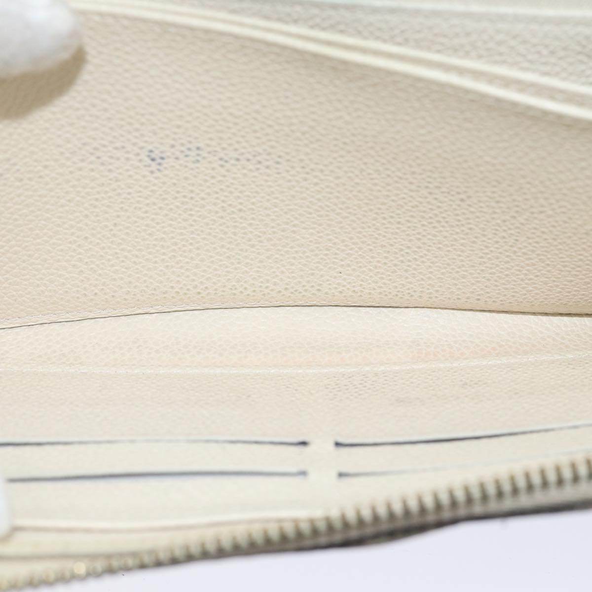 LOUIS VUITTON Monogram Empreinte Zippy Wallet Wallet Neige M60546 LV Auth 69792