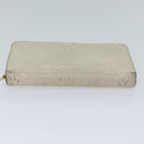 LOUIS VUITTON Monogram Empreinte Zippy Wallet Wallet Neige M60546 LV Auth 69792-6