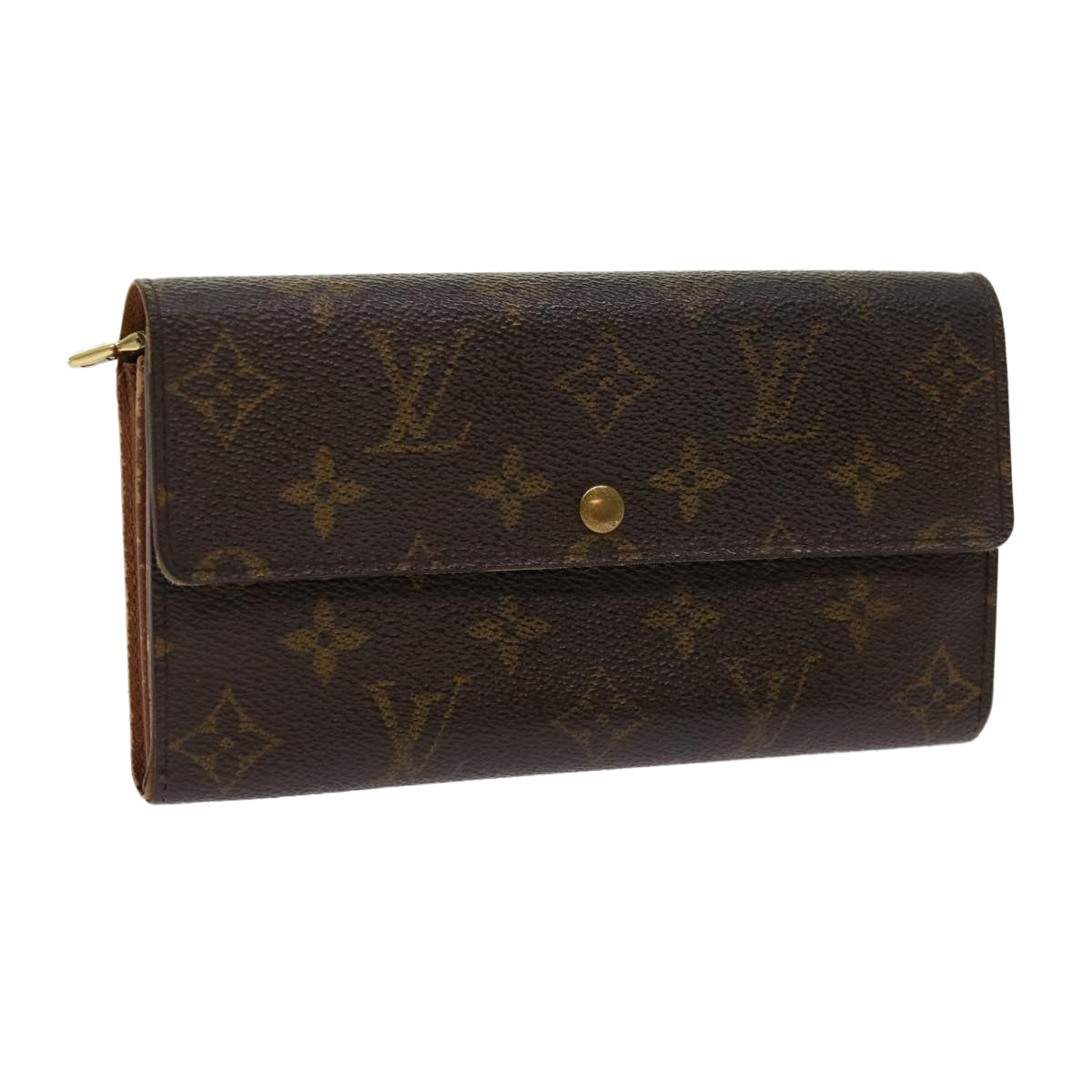 LOUIS VUITTON Monogram Pochette Porte Monnaie Credit Wallet M61725 Auth 69794