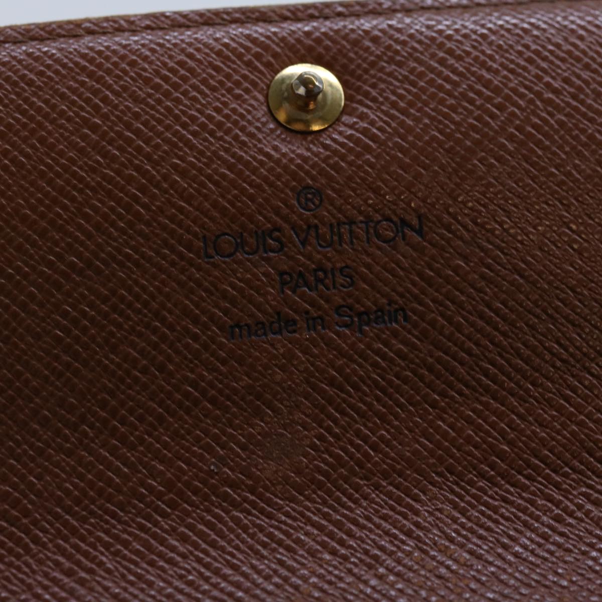 LOUIS VUITTON Monogram Pochette Porte Monnaie Credit Wallet M61725 Auth 69794