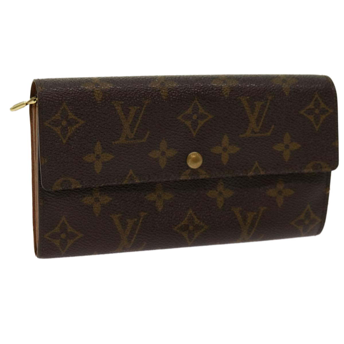 LOUIS VUITTON Monogram Pochette Porte Monnaie Credit Wallet M61725 Auth 69796