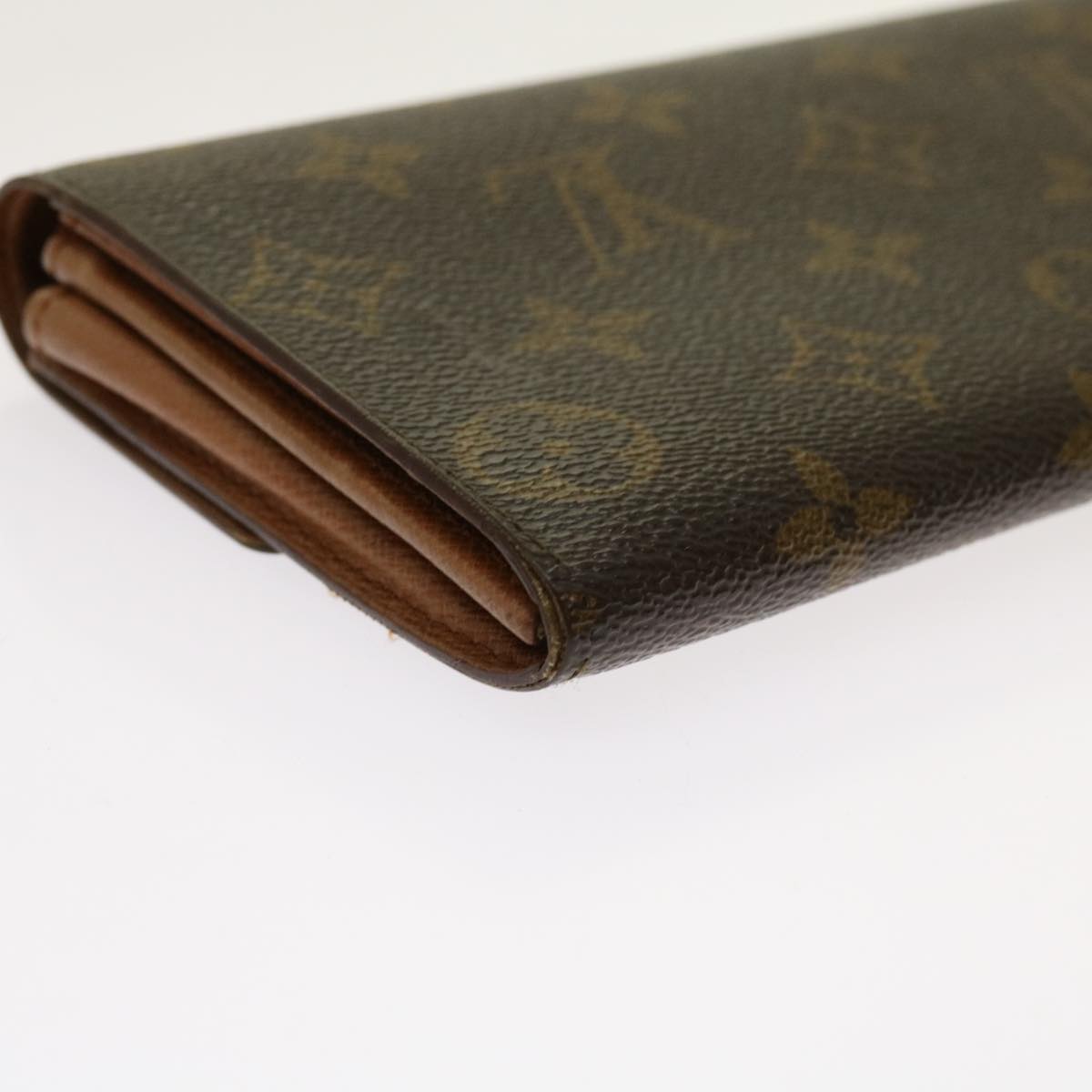 LOUIS VUITTON Monogram Pochette Porte Monnaie Credit Wallet M61725 Auth 69796