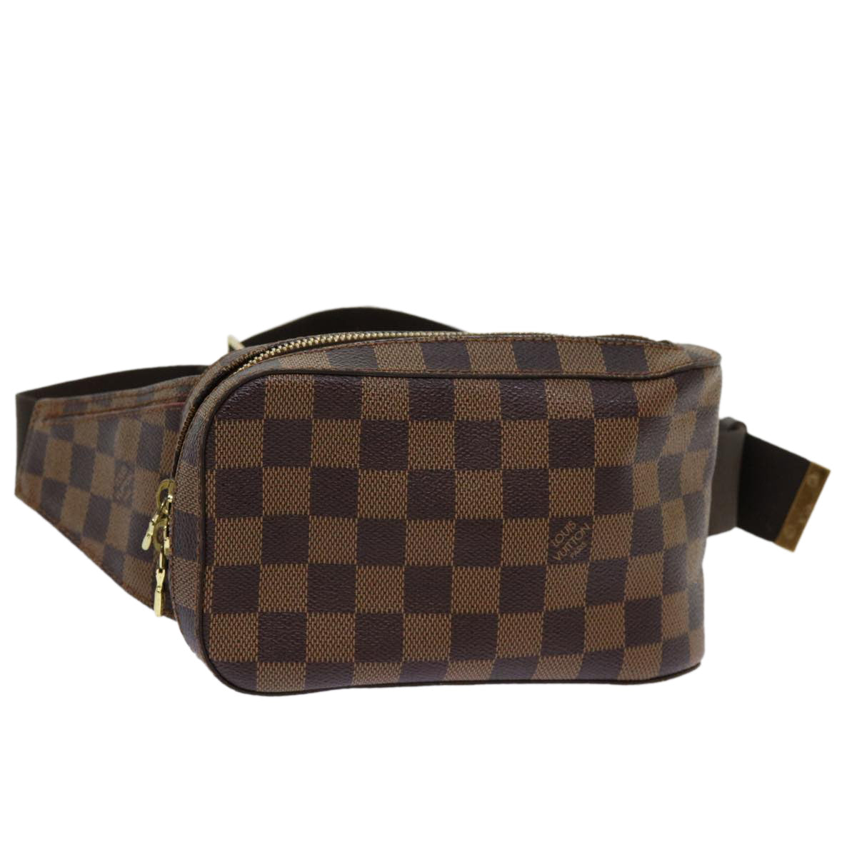 LOUIS VUITTON Damier Ebene Geronimos Shoulder Bag N51994 LV Auth 69804