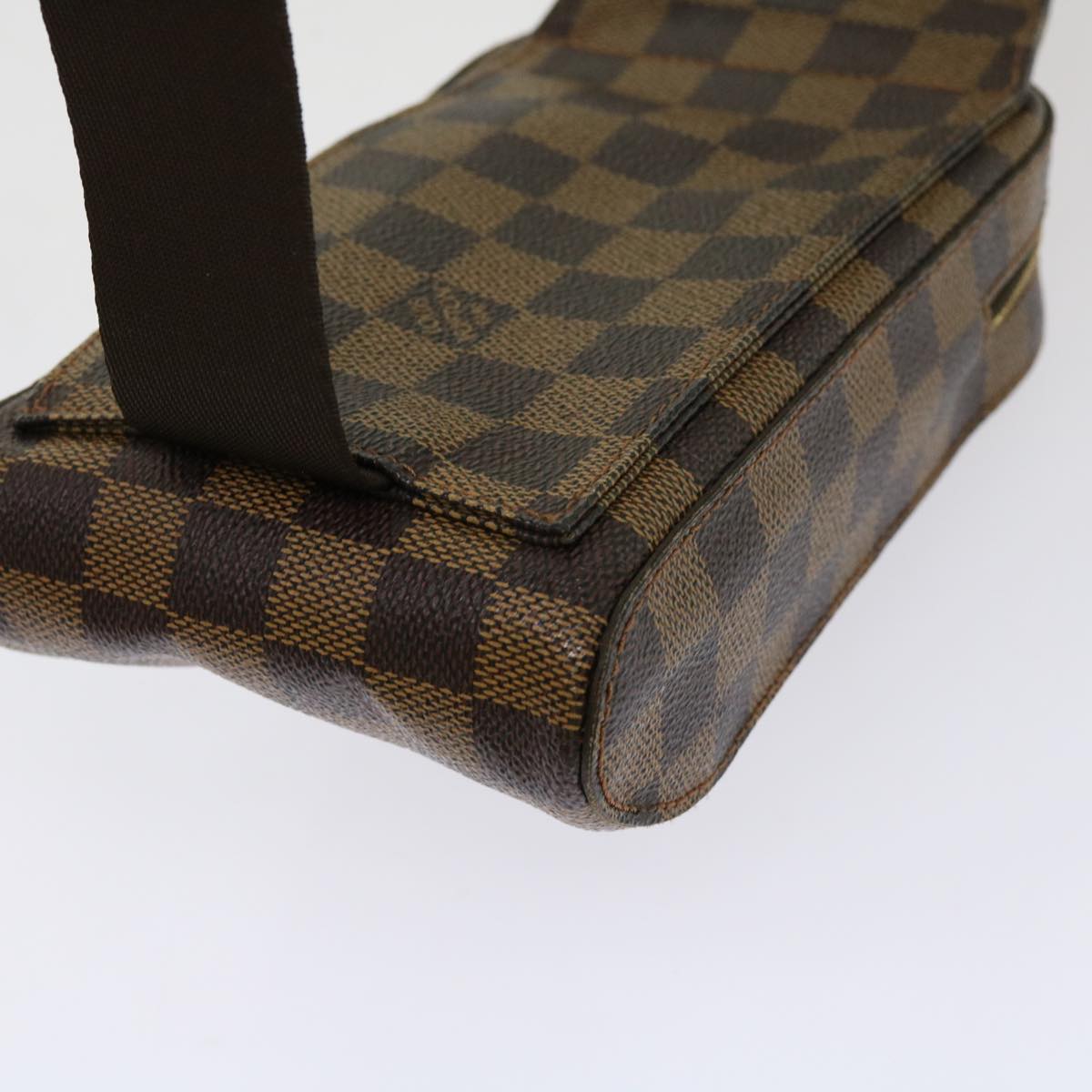 LOUIS VUITTON Damier Ebene Geronimos Shoulder Bag N51994 LV Auth 69804