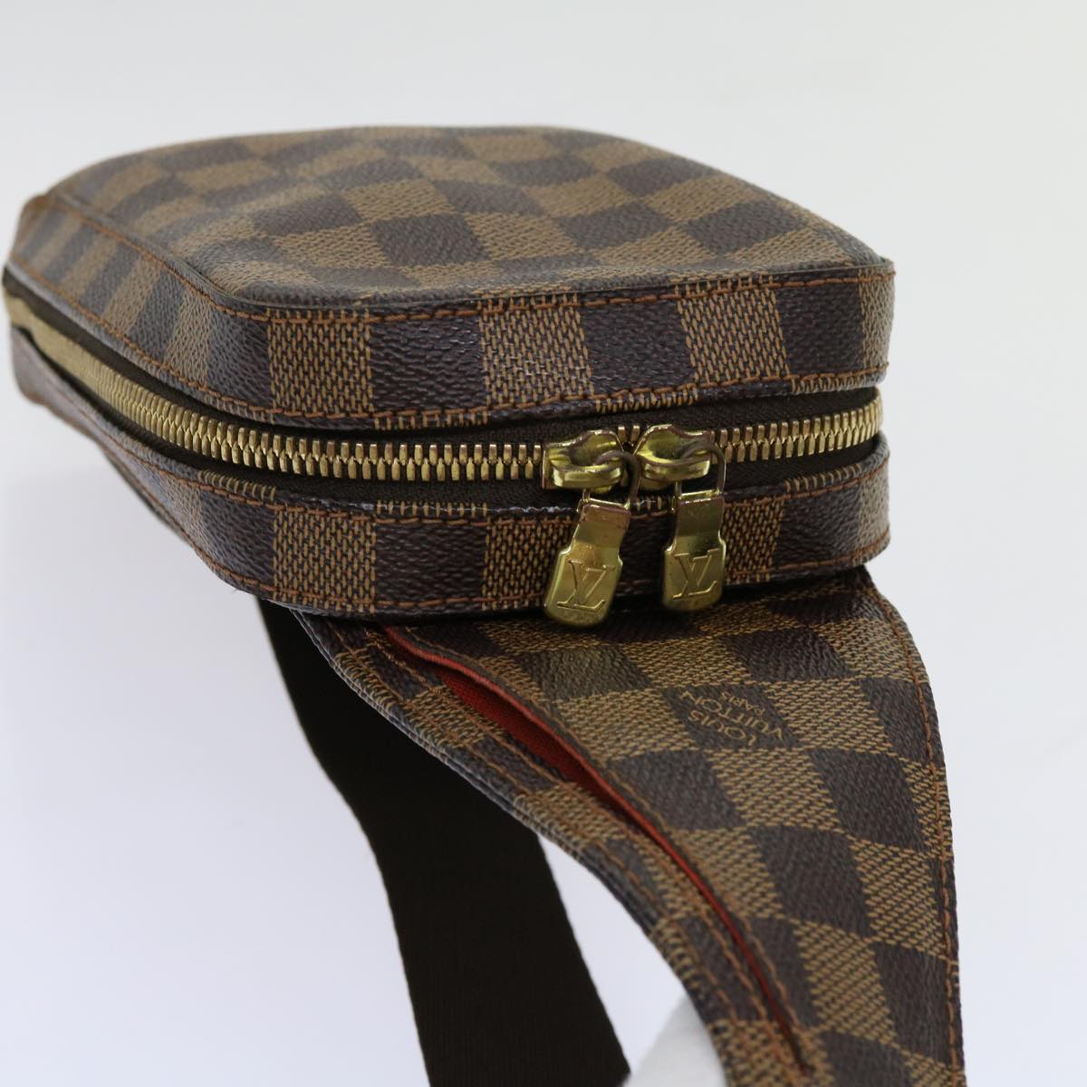 LOUIS VUITTON Damier Ebene Geronimos Shoulder Bag N51994 LV Auth 69804