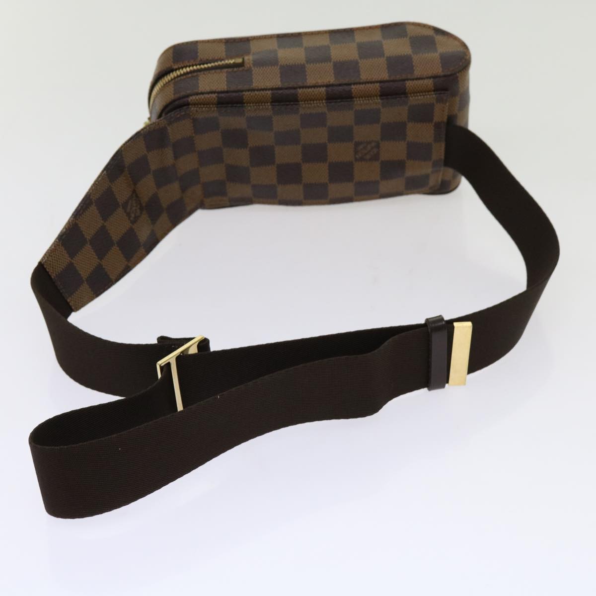 LOUIS VUITTON Damier Ebene Geronimos Shoulder Bag N51994 LV Auth 69804