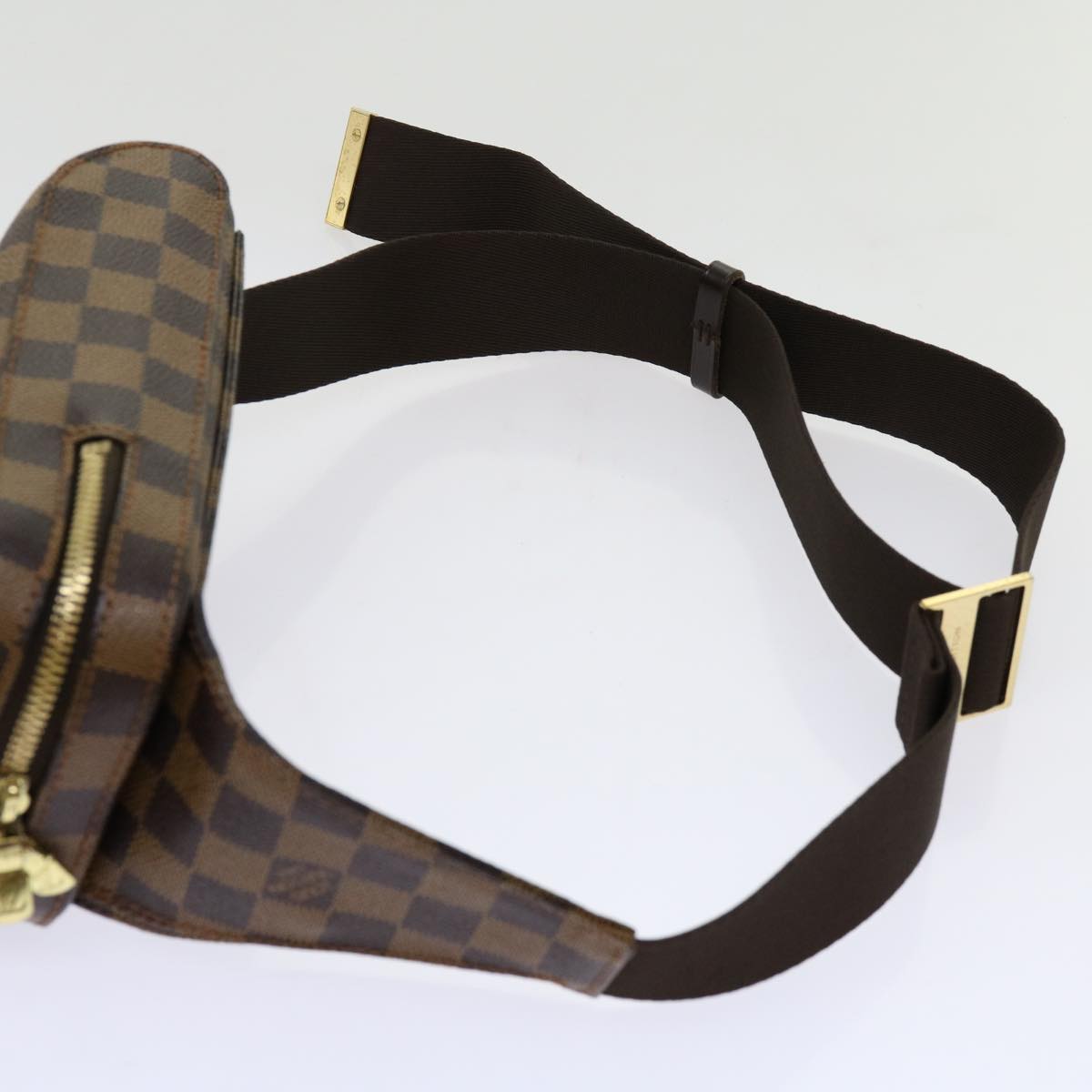 LOUIS VUITTON Damier Ebene Geronimos Shoulder Bag N51994 LV Auth 69804