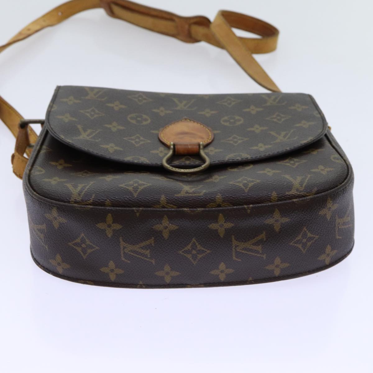 LOUIS VUITTON Monogram Saint Cloud GM Shoulder Bag M51242 LV Auth 69806