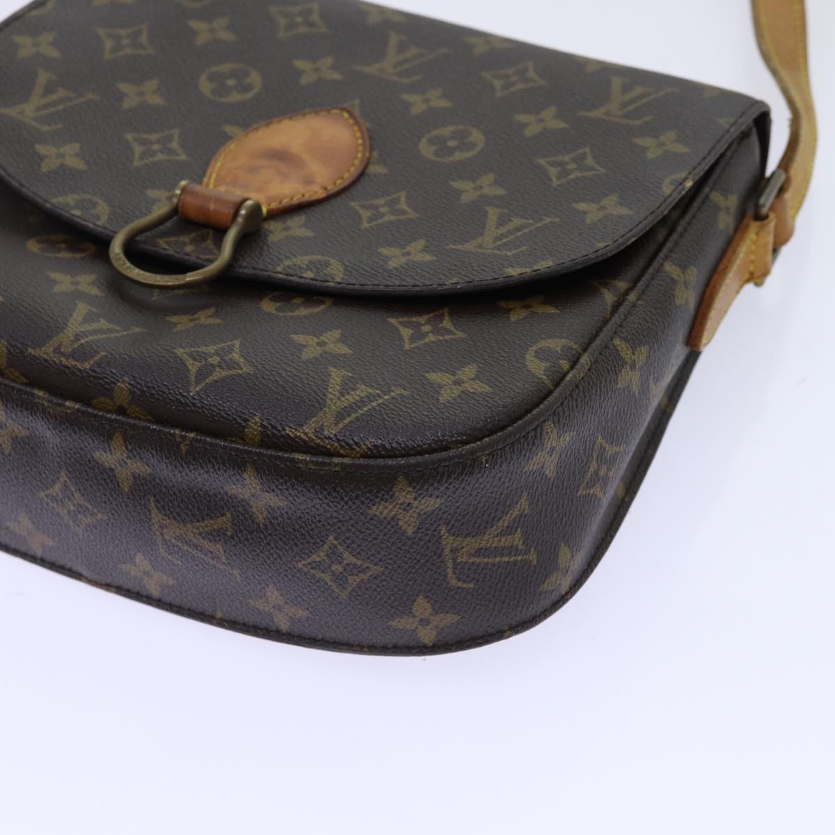 LOUIS VUITTON Monogram Saint Cloud GM Shoulder Bag M51242 LV Auth 69806