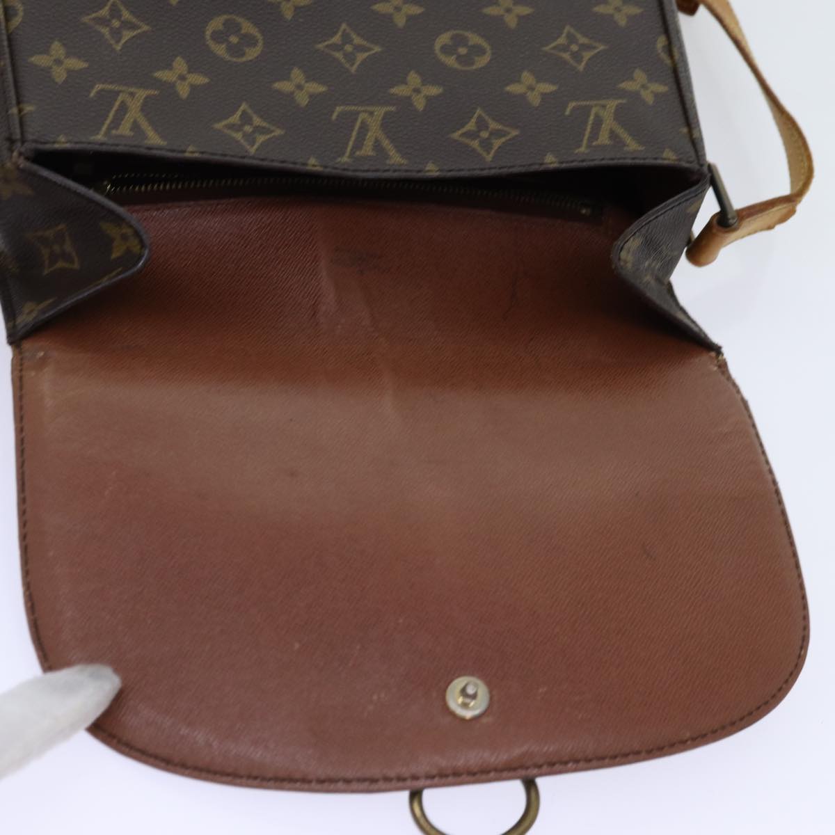 LOUIS VUITTON Monogram Saint Cloud GM Shoulder Bag M51242 LV Auth 69806