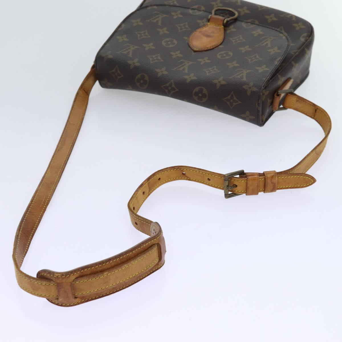 LOUIS VUITTON Monogram Saint Cloud GM Shoulder Bag M51242 LV Auth 69806